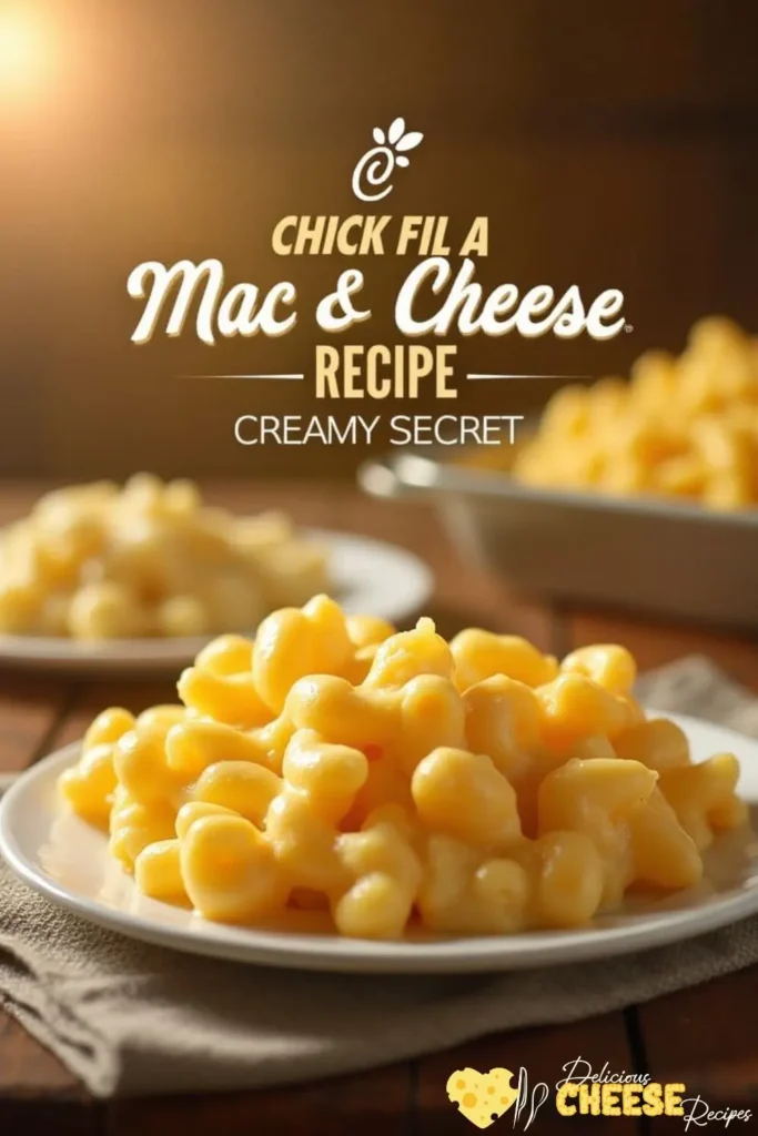 Creamy and cheesy Chick Fil A mac and cheese recipe for a perfect homemade dish